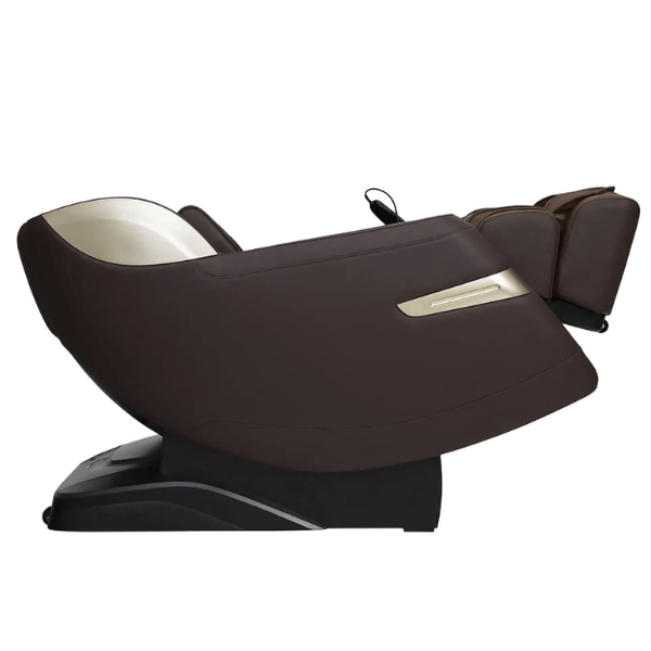 The Titan Quantum Massage Chair uses 3D rollers for deep tissue massage therapy and zero gravity for spinal decompression. 