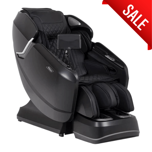 The Titan Pro Vigor 4D Massage Chair has 4D rollers for human-like deep tissue massage and an advanced foot and leg program. 